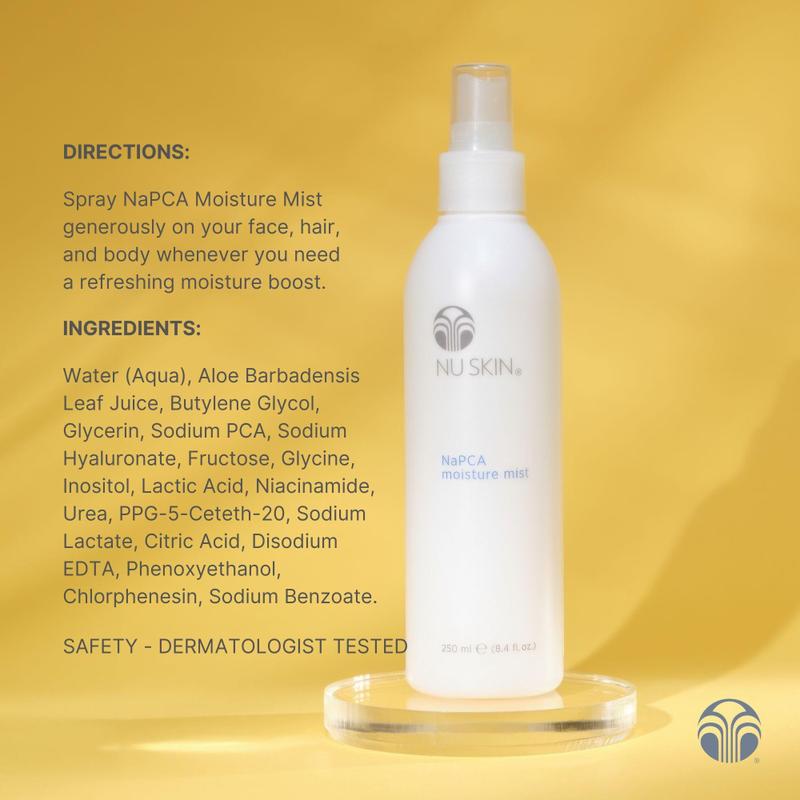 Moisture Mist Nu Skin NaPca Revitalizante com Ácido Hialurônico